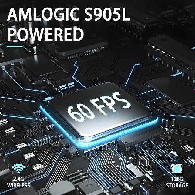 Wireless Retro Game Console Nostalgia Plug and Play Video Game Console 4K,40+ Emulators Console,128Gb Built in 40000+ Video Games 2.4G Wireless Controllers