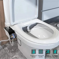 1 Set Portable Bidet for Women Self-Cleaning Toilet Attachment with Non-Electric Spray Washer Hygienic Bathroom Accessories