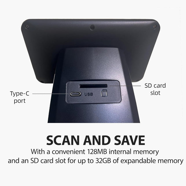 BEONEGLOBAL Clearscan S5 Film Scanner High-Resolution Film&Slide Scanner with 5” LCD – Convert 135, 126, 110 Super8 Negatives and Slides to 24MP Digital JPEG Photos Quickly