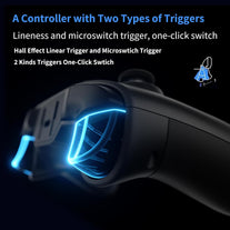 FLYDIGI Vader 3 Pro PC Gaming Controller Hall & Micro Changable Triggers Hall Joystick Stereo Vibration 800Mah Gyro Mapping Multi-Platform Controller for Pc/Ns/Mobile/Tv/Android/Ios Native