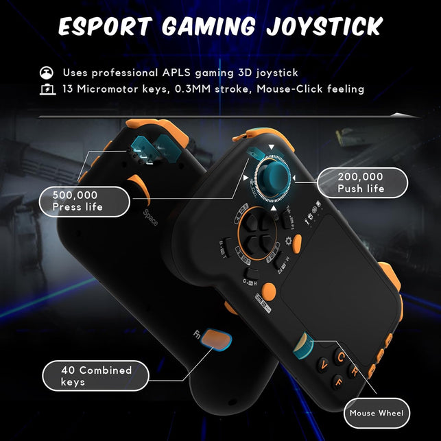Shotpad Wireless Gyro Touchpad Game Controller for Pc|Steamdeck|Ps4|Ps5|Xbox One|Xbox Series S X