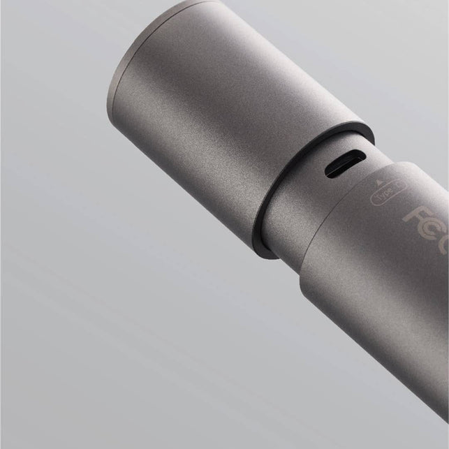 HOTO Flashlight Lite, Zoomable, LED, USB-C Rechargeable, 1000 Lumens, 5 Modes (SOS & Strobe), Tactical & Portable Handheld Flash Light for Camping, Emergencies, Home Use, Etc