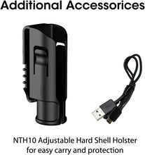 Nitecore MT21C LED Flashlight, 1000 Lumen Right Angle 90 Degree Tiltable Head L-Shape USB Rechargeable with Hard Duty Holster