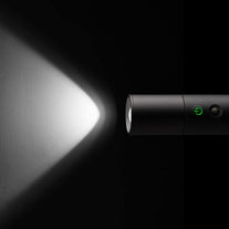 HOTO Flashlight Lite, Zoomable, LED, USB-C Rechargeable, 1000 Lumens, 5 Modes (SOS & Strobe), Tactical & Portable Handheld Flash Light for Camping, Emergencies, Home Use, Etc