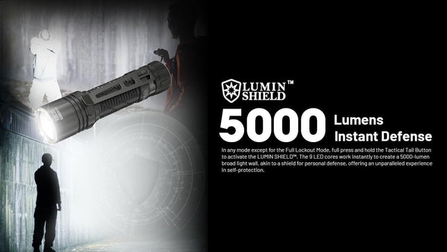 Nitecore EDC35 5000 Lumen EDC Flashlight, USB-C Rechargeable, High Power Super Bright Sticker for Everyday Carry