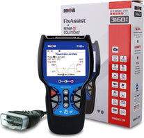 INNOVA 3160RS OBD2 Scanner, ABS Brake Bleeder, ABS SRS Engine Transmission Diagnoses, Airbag Light Reset, Car Battery Tester & Alternator Tester, Battery Reset, Fix & Parts Recommendations