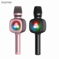 Professional Wireless Karaoke Microphone Portable Bluetooth Speaker Sounder Dynamic RGB for Party KTV with Magical Voices