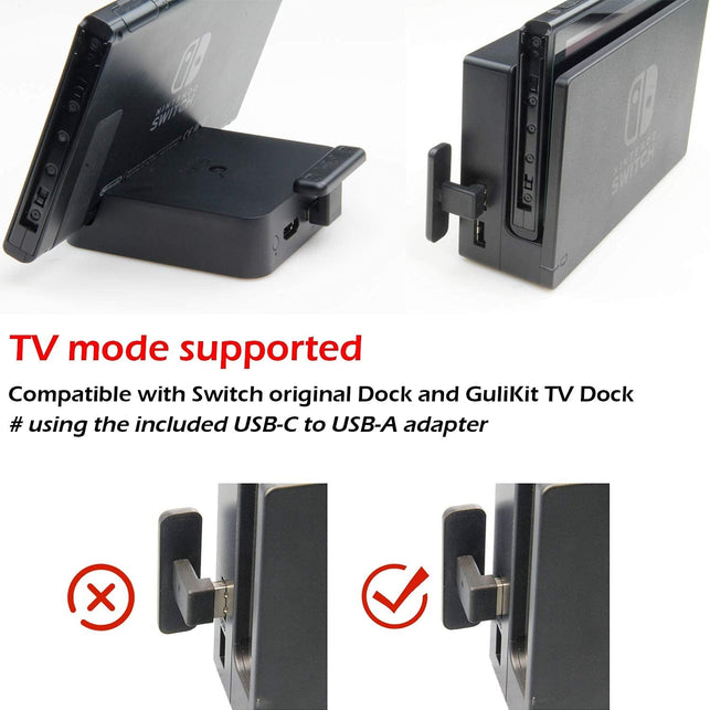 Gulikit Route Air Bluetooth Adapter for Nintendo Switch/Switch Lite PS4 PC, Dual Stream Bluetooth Wireless Audio Transmitter with Aptx Low Latency Connect Your Airpods Bluetooth Speakers Headphone