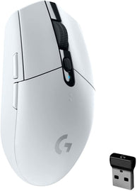 Logitech G305 LIGHTSPEED Wireless Gaming Mouse, Hero 12K Sensor, 12,000 DPI, Lightweight, 6 Programmable Buttons, 250H Battery Life, On-Board Memory, Pc/Mac - White