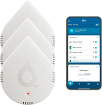 Moen 920-005 Flo Smart Water Leak Detector, White, 3-Pack