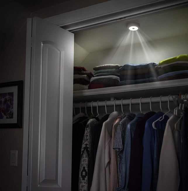 Sensor Brite Overlite Wireless Motion-Activated Ceiling/Wall LED Light, Stick Anywhere, Overhead Light