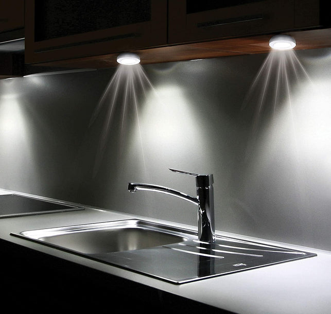 Sensor Brite Overlite Wireless Motion-Activated Ceiling/Wall LED Light, Stick Anywhere, Overhead Light