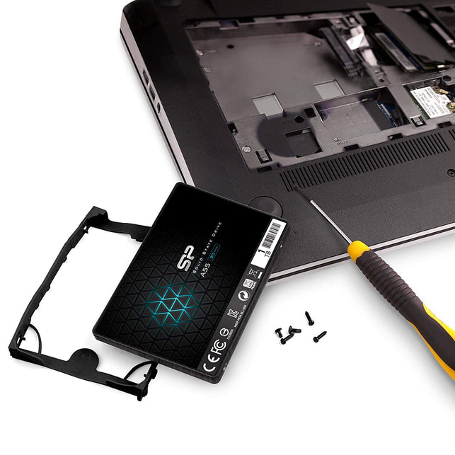 Silicon Power 1TB SSD 3D NAND A55 SLC Cache Performance Boost SATA III 2.5" 7mm (0.28") Internal Solid State Drive (SP001TBSS3A55S25)