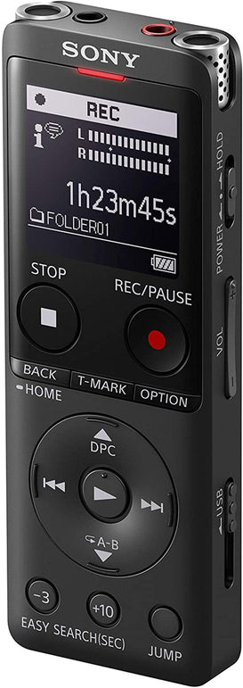 Sony ICD-UX570 Digital Voice Recorder, ICDUX570BLK, Usb
