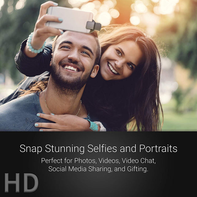 Xenvo iPhone Camera Lens Pro: Macro Lens & Wide Angle Lens Kit with LED Light Clip-On Cell Phone Camera Lenses for iPhone Android Samsung Mobile Phone