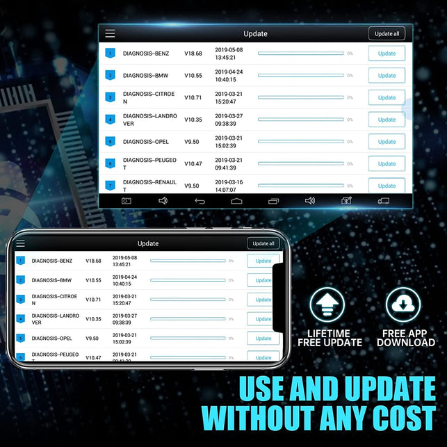 XTOOL Anyscan A30M Wireless BT OBD2 Scanner (NO Update Fee) for Android & Ios, 2023 Newest Bi-Directional Scan Tool with All Systems Diagnostics, 21 Services, ABS Bleeding, Upgraded Ver. of A30, A30D