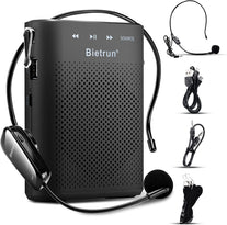 20W Wireless Voice Amplifier for Teachers with Wireless Microphone Headset, Bietrun Portable Rechargeable(Work of 6 Hrs)Loud Bluetooth PA Speaker with Wired Mic Headset for Teaching, Coach, Instructor - The Gadget Collective