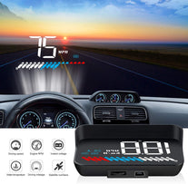 ACECAR Head up Display Car Universal Dual System 3.5’’ HUD OBD II/GPS Interface,Vehicle Speed MPH KM/h,Engine RPM,OverSpeed Warning,Mileage Measuremen - The Gadget Collective