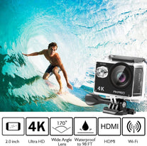 AKASO EK7000 4K30FPS Action Camera Ultra HD Underwater Camera 170 Degree Wide Angle 98FT Waterproof Camera - The Gadget Collective