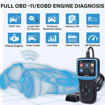 AMTIFO OBD2 Scanner Auto Check Car Engine Clear Fault Code Reader Automotive Diagnostic Scan Tester Tools Kit Color Screen W4 - The Gadget Collective