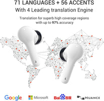ANFIER Language Translator Earbuds M6 Support 71 Languages & 56 Accents 0.5S Real Time Translation, for Music and Calling, Wireless Translator Device with APP Fit Ios & Android - The Gadget Collective