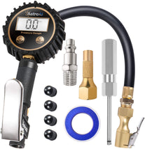 AstroAI ATG250 Digital Tire Inflator with Pressure Gauge, 250PSI Air Chuck and Compressor Accessories Heavy Duty with Rubber Hose and Quick Connect Co - The Gadget Collective