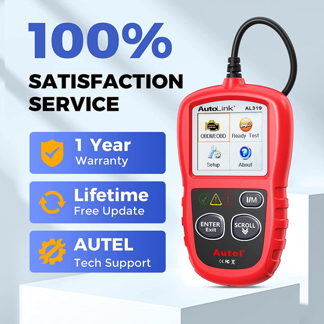 Autel Professional OBD2 Scanner AL319 Code Reader, Enhanced Check and Reset Engine Fault Code, Live Data, Freeze Frame, CAN Car Diagnostic Scan Tools for All OBDII Vehicles after 1996, 2023 Upgraded - The Gadget Collective