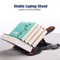 Besign Adjustable Laptop Stand, Ergonomic Riser Notebook Computer Holder Stand Compatible with Air, Pro, Dell XPS, HP, Lenovo More 10-15.6" Laptops, Black - The Gadget Collective
