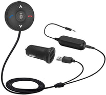 Besign Bluetooth 4.1 Car Kit for Handsfree Talking and Music Streaming, Wireless Audio Receiver with Dual Port USB Car Charger and Ground Loop Noise Isolator for Car with 3.5Mm AUX Input Port - The Gadget Collective