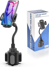 Bokilino Cup Car Phone Holder for Car, Car Cup Holder Phone Mount, Universal Adjustable Gooseneck Cup Holder Cradle Car Mount for Cell Phone Iphone,Samsung,Huawei,Lg, Sony, Nokia (Black) - The Gadget Collective