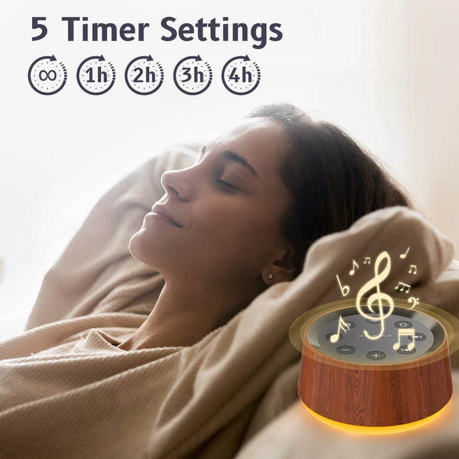Brownnoise Sound Machine with 30 Soothing Sounds 12 Colors Night Light White Noise Machine for Adults Baby Kids Sleep Machines with 36 Volume Levels Memory Function 5 Timers for Home Office Travel - The Gadget Collective