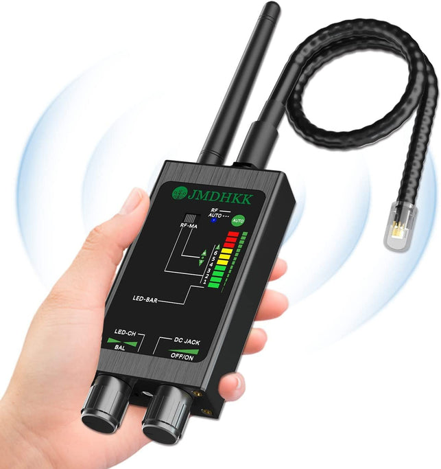 Bug Detector, Hidden Camera Detectors ,Anti Spy Detector ,RF Detector, GPS Detector anti Tracking Strong Magnetic Detector for GPS Tracker Listening Device Hidden Camera Finder in Office, Car, Meeting - The Gadget Collective