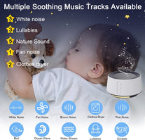 Fitniv White Noise Machine for Adults Sleep & Relaxation, Sound Machine with 14 Soothing Soundtracks, Adjustable Night-Light Sleep Machine for Nursery - The Gadget Collective