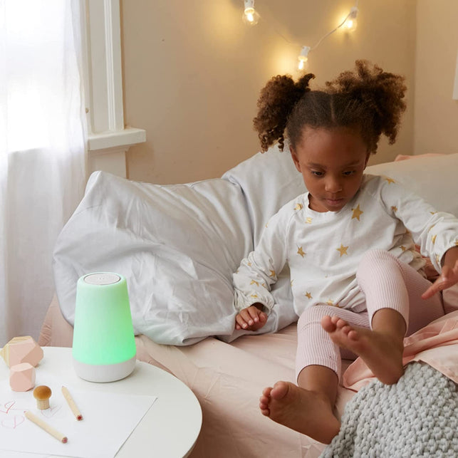Hatch Rest+ Baby & Kids Sound Machine | 2Nd Gen | Child’S Night Light, Alarm Clock, Toddler Sleep Trainer, Time-To-Rise, White Noise, Bedtime Stories, Portable, Backup Battery (With Charging Base) - The Gadget Collective