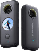 Insta360 ONE X2 360 Degree Waterproof Action Camera, 5.7K 360, Stabilization, Touch Screen, AI Editing, Live Streaming, Webcam, Voice Control - The Gadget Collective