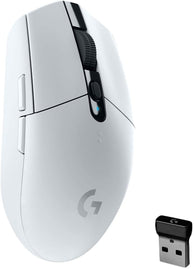 Logitech G305 LIGHTSPEED Wireless Gaming Mouse, Hero 12K Sensor, 12,000 DPI, Lightweight, 6 Programmable Buttons, 250H Battery Life, On-Board Memory, Pc/Mac - White - The Gadget Collective