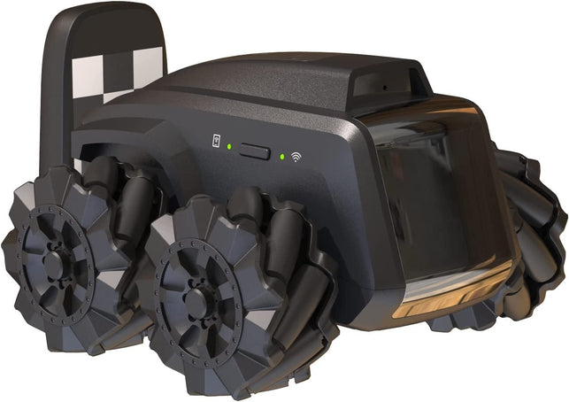 Moorebot Scout - Tiny Ai-Powered Smart Camera Mobile Robot for Monitoring, Work with Alexa and Google Home, 1080P, Human and Pets Recognition, FWD Mecanum Wheels, Auto Patrol and Docking, Night Vision - The Gadget Collective