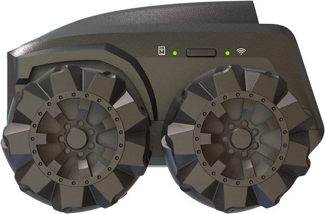 Moorebot Scout - Tiny Ai-Powered Smart Camera Mobile Robot for Monitoring, Work with Alexa and Google Home, 1080P, Human and Pets Recognition, FWD Mecanum Wheels, Auto Patrol and Docking, Night Vision - The Gadget Collective