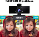 Nexigo N660 1080P Business Webcam, Dual Microphone & Privacy Cover, USB FHD Web Computer Camera, Plug and Play, for Zoom/Skype/Teams/Webex, Laptop MAC PC Desktop - The Gadget Collective