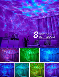 One Fire Galaxy Light Projector for Bedroom, 8 White Noise Galaxy Projector+Kids Night Light Projector, 48 Light Modes Room Decorations Cool Lights for Bedroom, Bluetooth Star Lights for Bedroom Decor - The Gadget Collective