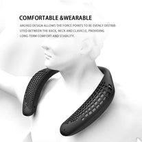 Oraolo M110 Neckband Bluetooth Speakers, Wireless Wearable Speaker True 3D Stereo Sound, Portable Personal Speakers IPX5 Waterproof, Bluetooth 5.0 Bui - The Gadget Collective