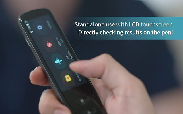 Penpower Worldpen Scan Go | OCR Reading Pen with Text to Speech | Pen Scanner for Data Input | Pen Translator for Second Language Learners| Wireless Standalone | LCD Touchscreen | Wi-Fi Connection - The Gadget Collective