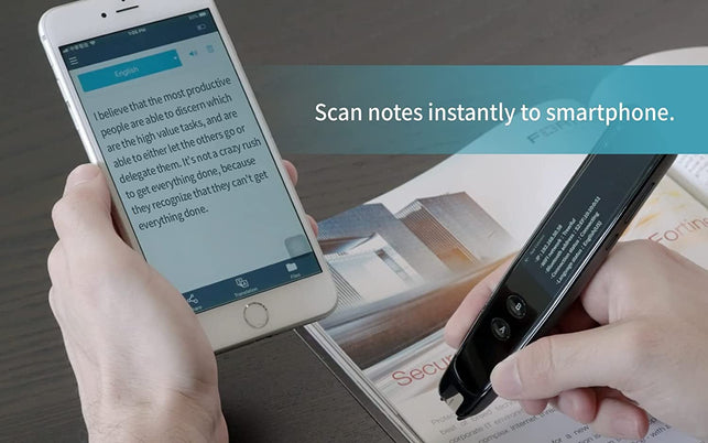 Penpower Worldpen Scan Go | OCR Reading Pen with Text to Speech | Pen Scanner for Data Input | Pen Translator for Second Language Learners| Wireless Standalone | LCD Touchscreen | Wi-Fi Connection - The Gadget Collective