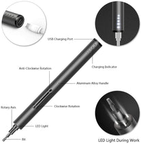 POWERGIANT Mini Electric Screwdriver, Small Cordless Power Screwdriver Set with 55 Precision Bits & LED Light & Magnetic Mat, Handy Repair Tool for Ph - The Gadget Collective