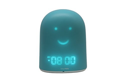 REMI - The Best Ok to Wake Children Clock - Sleep Trainer - Sleep Tracker - Audio Baby Monitor - Night Light & White Noise Sound Machine - mp3 and Streaming Music Speaker - Time-to-Rise Face - Blue - The Gadget Collective