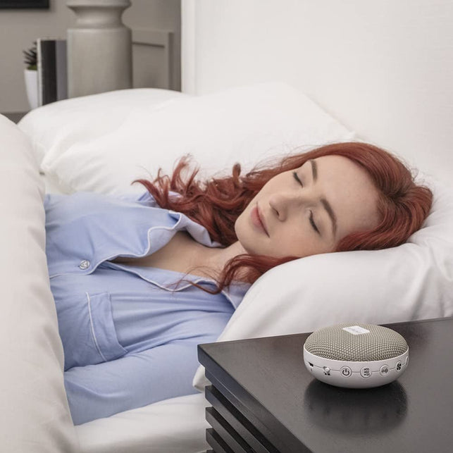 Serene Evolution 36 Sound Portable White Noise Machine for Adults, USB Rechargeable Sound Machine for Sleeping & Travel, Soothing Sleep Sounds Include Fan, Ocean, Pink & Brown Noise, Rain, Waterfall - The Gadget Collective