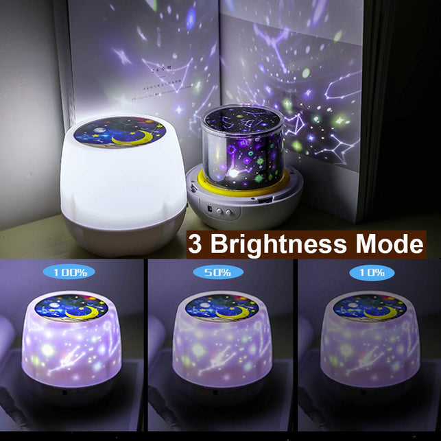 Silvotek Kids Night Light Projector - Star Light Projector with USB Cable, 360 Degree Rotation Kids Star Projector Lamp Bedroom Star Projector Night L - The Gadget Collective