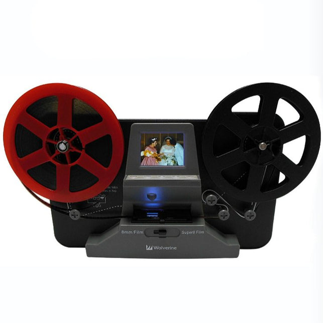 Wolverine 8mm and Super8 Reels Movie Digitizer 2.4" LCD (Film2Digital MovieMaker) - The Gadget Collective