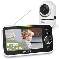 OKAIDI Baby Monitor with Camera and Audio, 720P 5