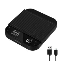 Ultrean Coffee Scale with Timer, 3Kg Capacity, 0.1G Precision, Black